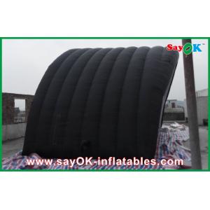 Black Waterproof Inflatable Air Tent With Oxford Cloth And PVC Coating For