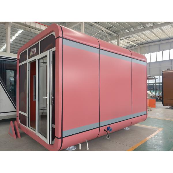 Customized Prefab Capsule Apple Cabin House Minimalist