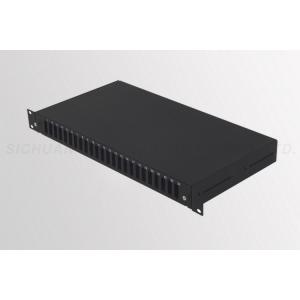 China LC / UPC 24 Core Rack Mount Fiber Patch Panel OTOP/ OEM Accepted on sale