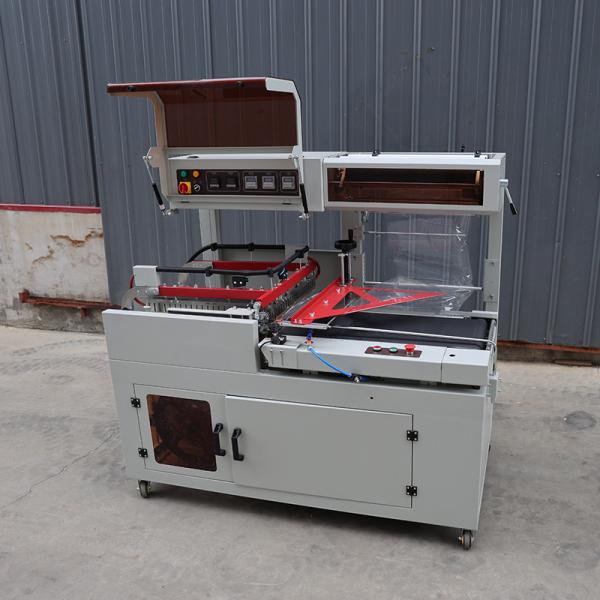 Food Beverage Automatic L Sealer Shrink Wrap Machine 1.35KW Sealed Packaging