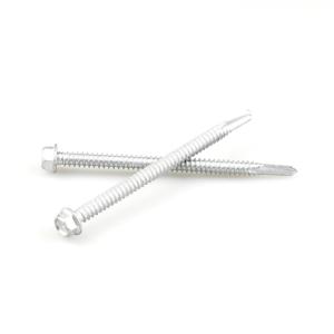 China ZINC PLATED Finish Self Drilling Hex Flange Sandwich Panel Screw for Roofing Solutions on sale
