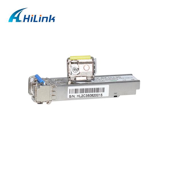 RoHS compliant SC/LC Simplex DDM WDM Transceiver Modules BIDI 1.25G SFP 20KM
