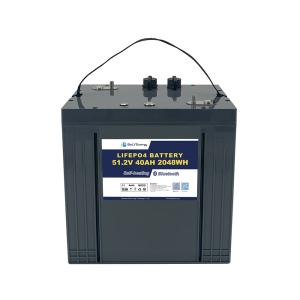 48V 40Ah LiFePO4 Golf Cart Battery with Bluetooth & Self-Heating Function