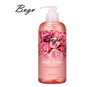 China Rose Extract Anti Bacterial Shower Gel Visibly Healthy Moisturizing Body Wash on sale