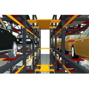 China Steel 2 Level Parking Lift Elevated Car Parking System With Motor Power 5.5 - 7.5KW on sale