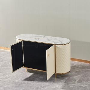 Modern 201 Stainless Steel Console Table With Drawer 0.46m3