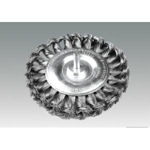 Knotted wheel brushesk with shan