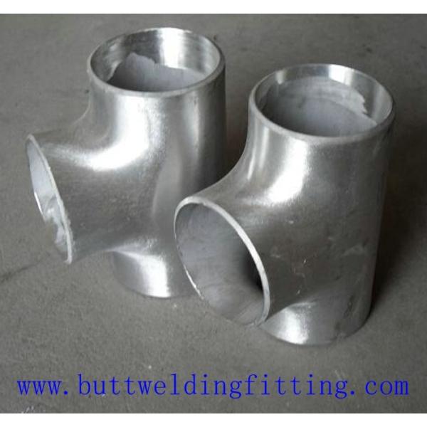 ASME B16.9 WP304H Seamless / Weld Stainless Steel Pipe Tee , Thickness Sch10-160