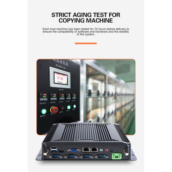Dual Port I3 I5 I7 Rugged Windows 10 Fanless Industrial PC