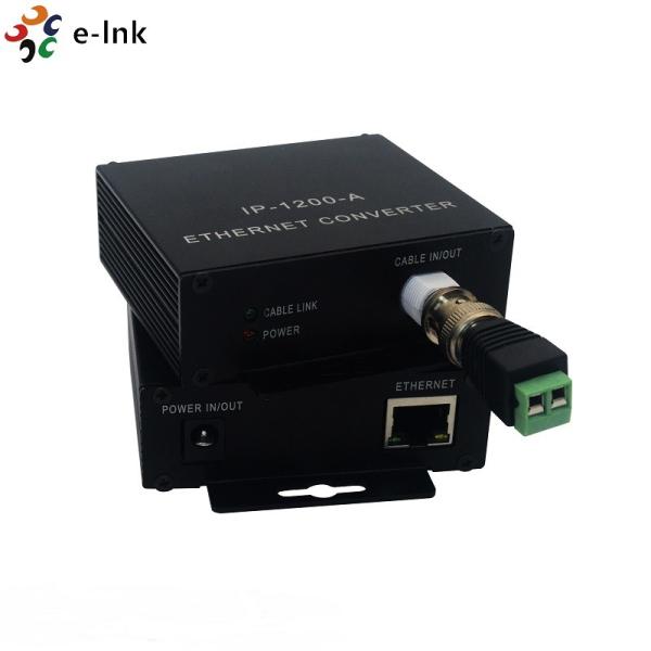 10/100 Mbps Full Duplex Ethernet Over Coax Converter 1200m Coax To Ethernet