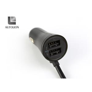 Micro 4 Port Wireless Car Charger , Wireless Dual Usb Car Charger For Mobiles