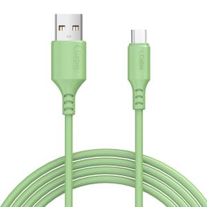 1m/2m Silicone Data Cable For Fast Data Transfer And 3A Charging 480Mbps USB2.0