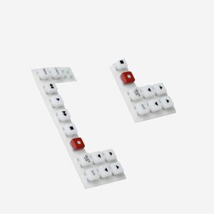 Irregular Shape Silicone Rubber Membrane Switches Flame Resistant