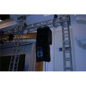 Black Indoor Layer Speaker Truss Aluminum Loading LED System 300x300 mm