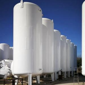 Cheap 50m3 LIN Cryogenic Storage Tank 0.8mpa Impact Resistance for sale