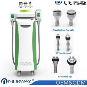 Cryolipolysis Slimming Machine with Cavitaion RF Cryo handles for fat freeze
