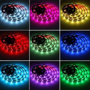 120 Degree Beam Angle RGB LED Strip 5M SMD5050 24 keys IR Controller Dimmable