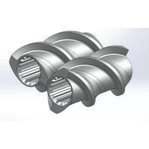 Twin Screw Extruder Flight Shovel Elements Used In Feeding Section