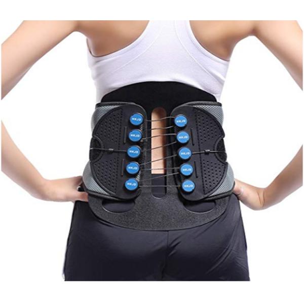 Pulley Waist Back Support Belt Lumbar Breathable Material Adults Application