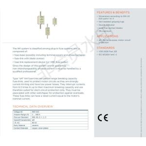 NH fuse NH000AM69V40 - Z227860 NH000AM69V50 - A227861 NH000AM69V6 - R227853