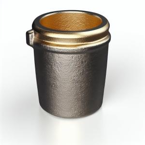 Industrial-Grade Gold Melting Crucible with Silicon Carbide Graphite Constructio