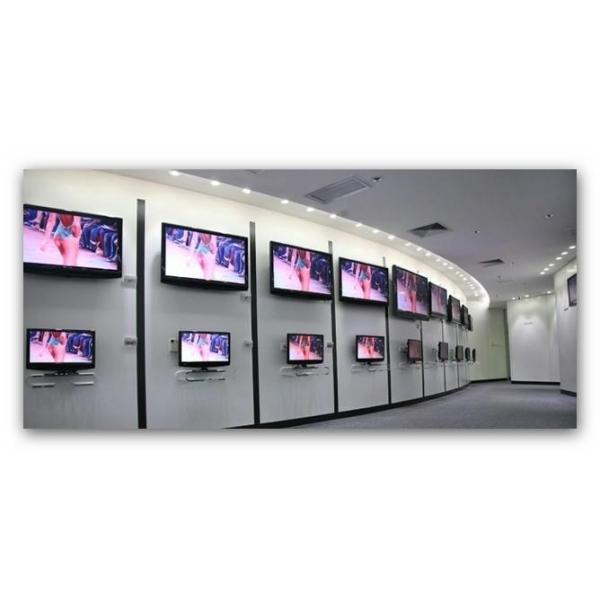 16.7M 55" Digital Wall Mounted Advertising Display with Black Full Toughened Glass