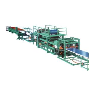 Metal Automatic EPS Sandwich Panel Line Rockwool Cold Rolling Forming Machine