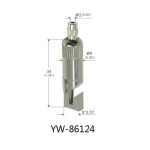 Adjustable Cable Gripper Square Hook With Safety Cap YW86124