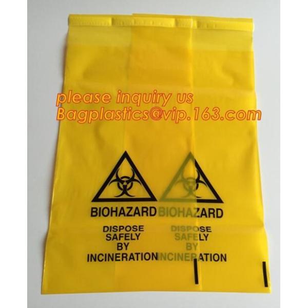Extra large capacity biohazard drawtape trash bag interleaf coreless roll