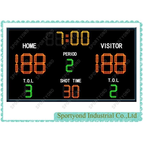 Quality Wireless Digital Basketball Scoreboards with shot clock and time display wholesale