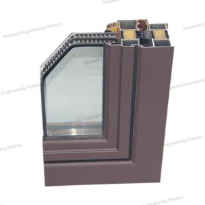 Customized Soundproof Thermal Broken Bridge Aluminum Window PVC For Commercial