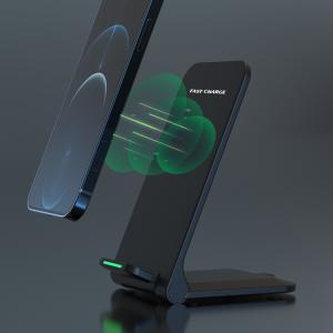 15W Vertical Qi Wireless Charger Stand Foldable Portable Fast Charging For