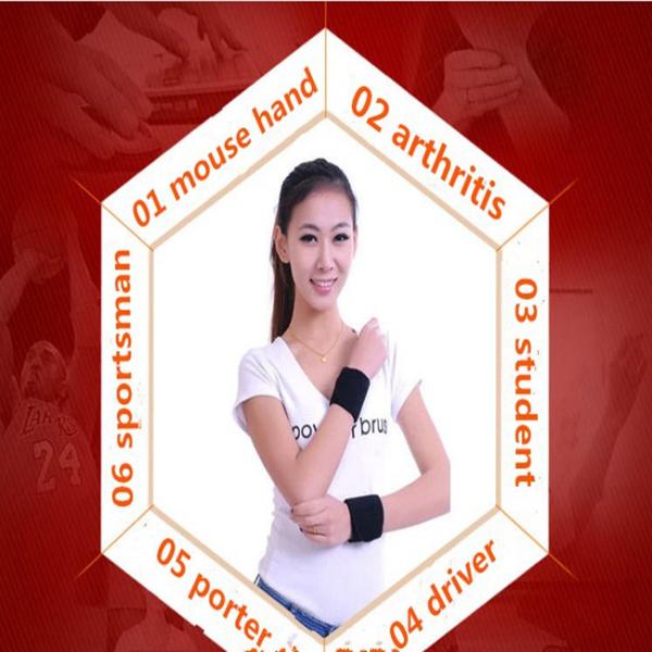 Tourmaline Self-heating Wrist Guard Waterproof Bowling Wrist Support for Typing