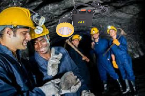 Aluminum Cup Rechargeable Led Headlamp , Outdoor Coal Mining Lights 11.2Ah For Hunting