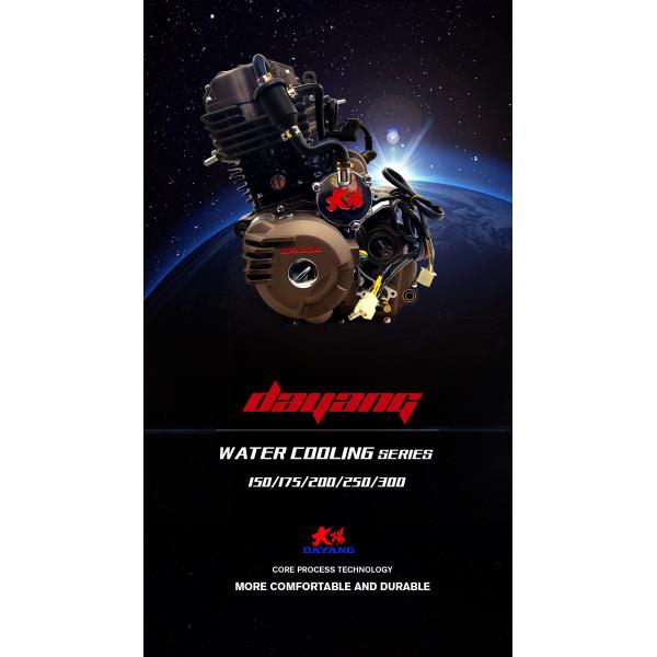 200cc Water-Cooled Petrol 3 Wheels Motorcycle Engine Assembly 1 Cylinder 4 Stroke 31 CDI