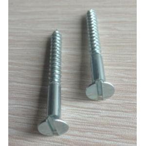 Galvanized Hex Head Pan Head Screw Slotted Countersunk M6x20 Size DIN97