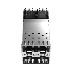 LP22AC01101 SFP 2x2 Cage Connector Press-Fit With Inner/Outer Light Pipe