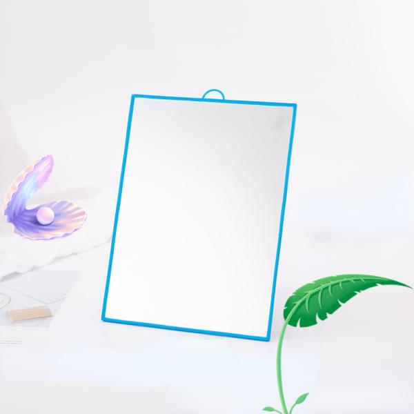 Small Cosmetic Table Lady Dressing Mini Adjustable Pocket Makeup Compact Square Little Mirror