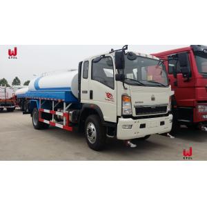 China Street Green Water Bowser Tanker HOWO 4x2 Water Carrier Truck on sale