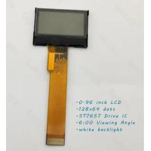 Cheap Reflective 128x64 LCD Display 15pin White Backlight SPI Interface for sale