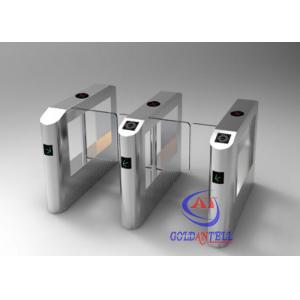 Cheap Sliding Baffle security turnstiles with alarming equipment and direction indicating for sale