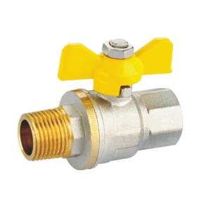 China 3 4 1 2 Inch  Brass Butterfly Valve on sale