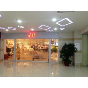 100% Transparent Roller Shutter Door for Retail Store / Commercial Shop