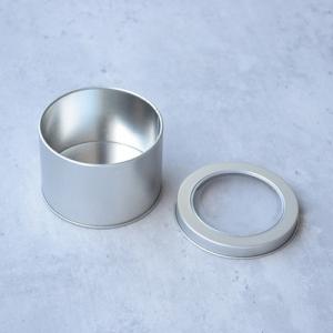 350ml Ice Cream Tin Cookie Containers Cylindrical OEM Aluminum Canister