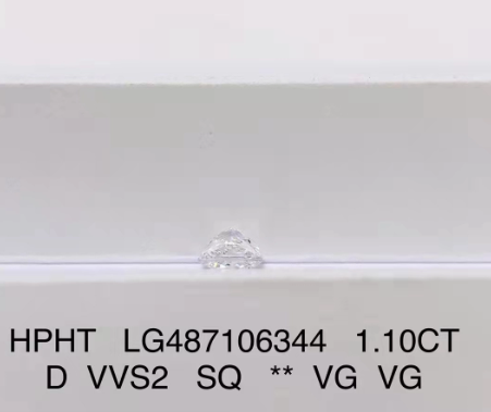 1.1 Ct Princess Cut Lab Grown Diamond Jewelry D VVS2 HPHT Lab Grown Diamond