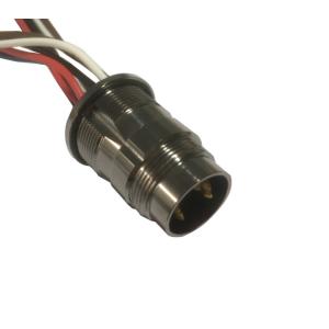 Automative waterproof wire M12 Male 5 PIN 8 PIN screw thread AISG panel amount