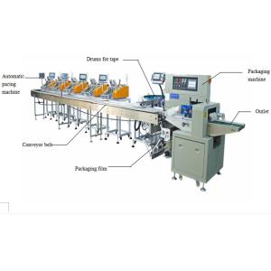 Pillow Type Automatic Counting Sealer Bag Packing Machine 3 Sides Sealing