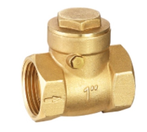 Quality 1 Inch Brass Swing Check Valve Threaded  1 / 2 inch brass check valve wholesale