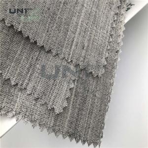 Suits Garment Interfacing Elastic Adhesive Woven Woolen Fabric