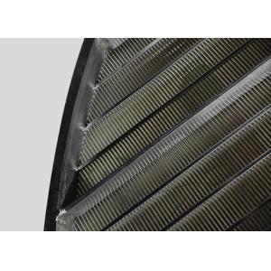 Media Support Grids Fabricated With Wedge Wire